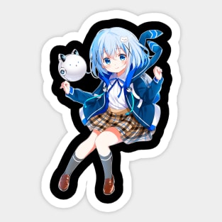 Chino Kafuu T-shirt, Gochiusa Sticker